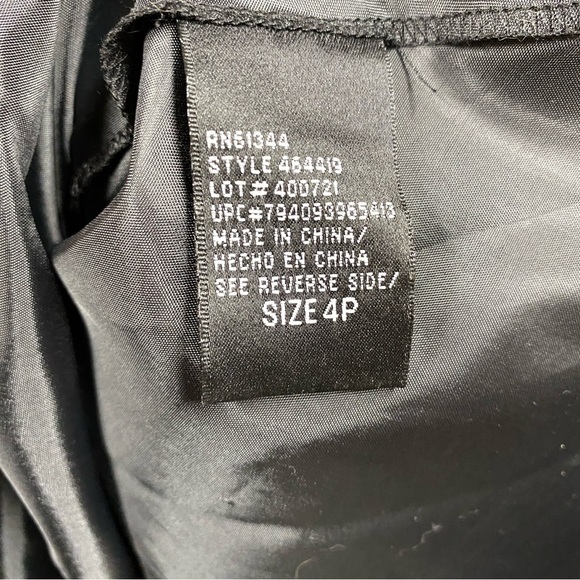 Ruched Embroidered Whimsigoth Dark Fairy Romantic Fit & Flare Party Dress Sz 4P - Picture 10 of 10